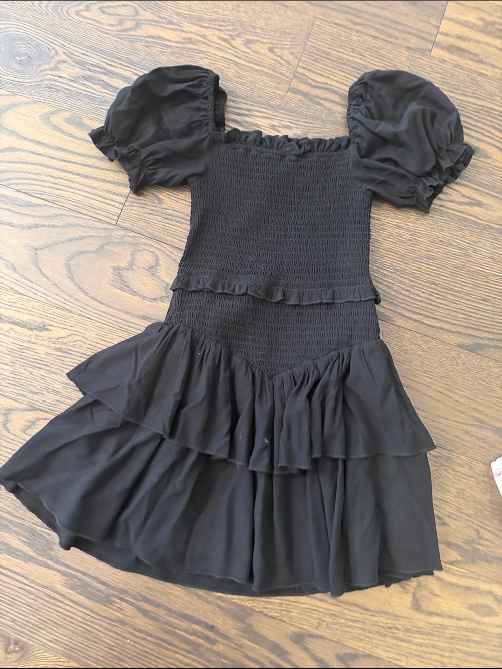 Katie J Girls size L Tween Lainey Black Dress